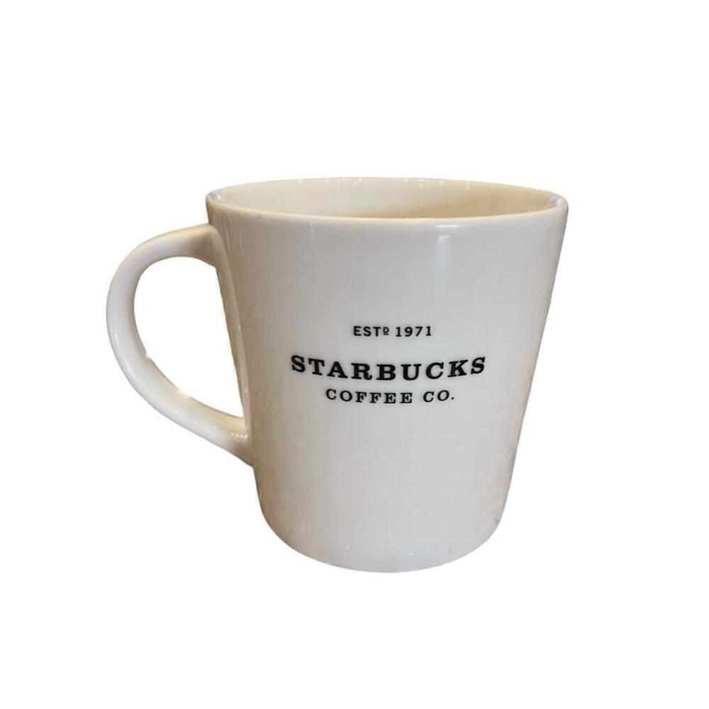 STARBUCKS Coffee Mug 2010 16oz New Bone China "Est 1971 Starbucks Coffee Co" - Picture 4 of 10